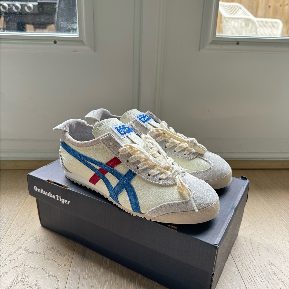 New Onitsuka Tiger Mexico 66 Vin -  White/Directoire Blue